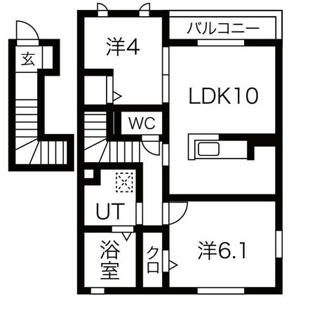 Sumika　Aの物件間取画像